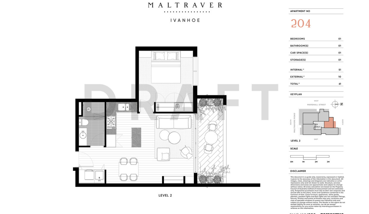 Ivanhoe - Apartment 162 Maltravers FloorPlan